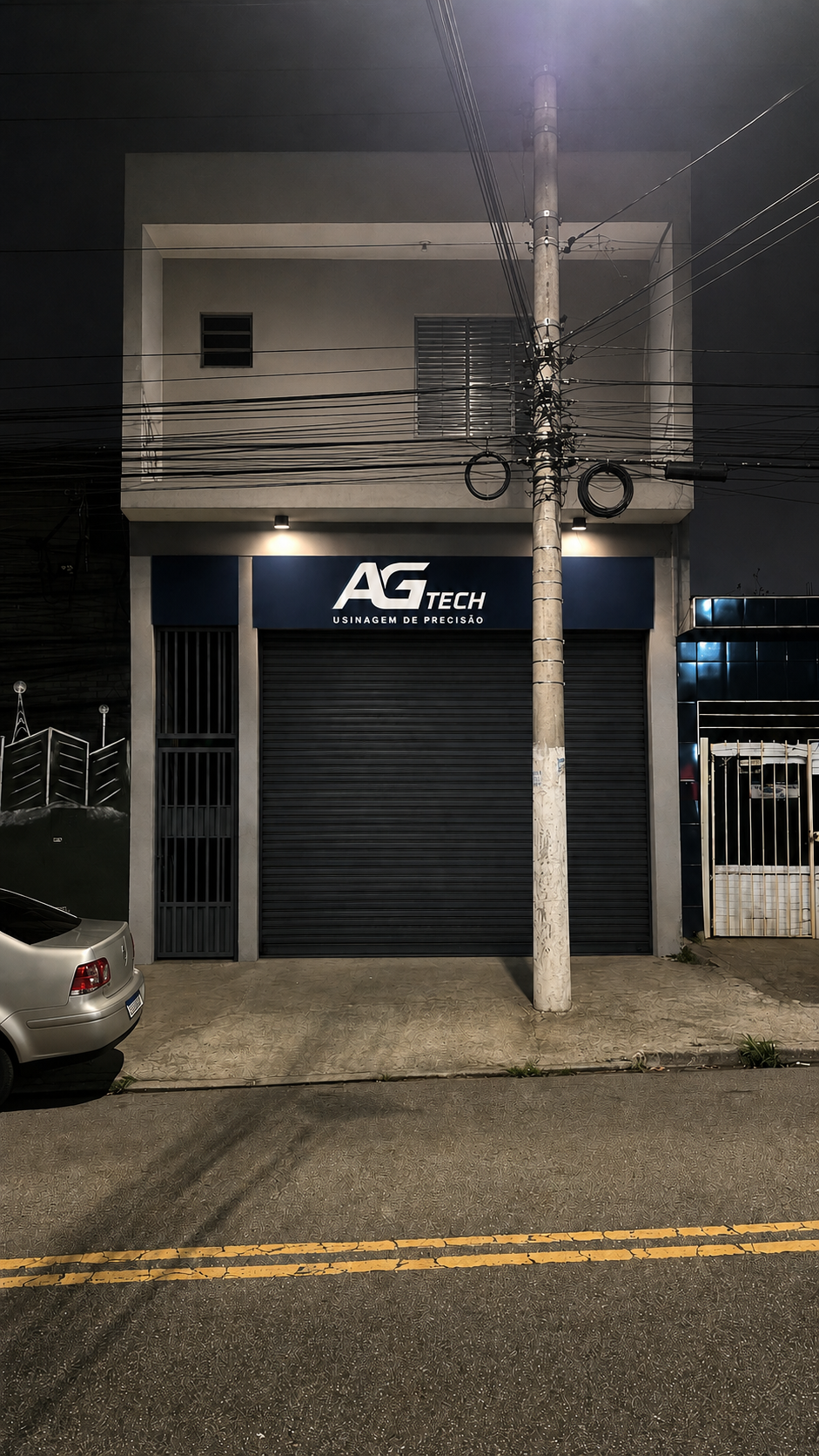 Fachada da AG TECH Usinagem de Precisão em São Mateus, São Paulo/SP